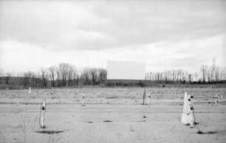 Cascade Drive-In Theatre - Screen And Speaker Poles - Photo From Jeff Raterink (newer photo)